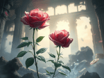廃墟の薔薇