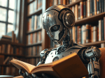 読書するロボット